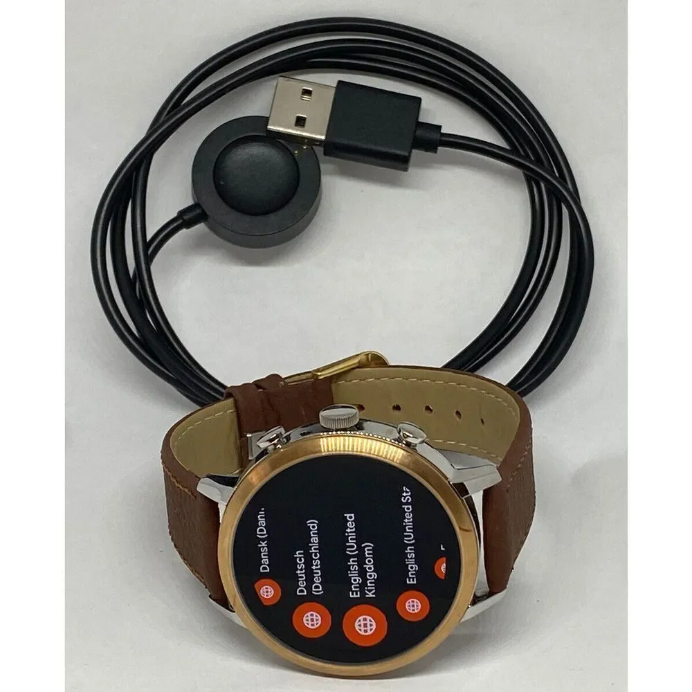 Fossil Gen 4 Authentic Digital Dial Smart Watch Custom Band FTW6016 DC89